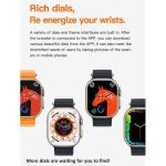 RichRipple Black+Grey 2 Smart Watch Bands Bluetooth Call Smart Watches - Image 4