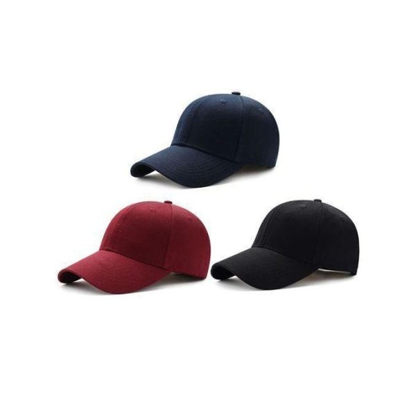 3 Pieces Of Adjustable Unisex Baseball Cap