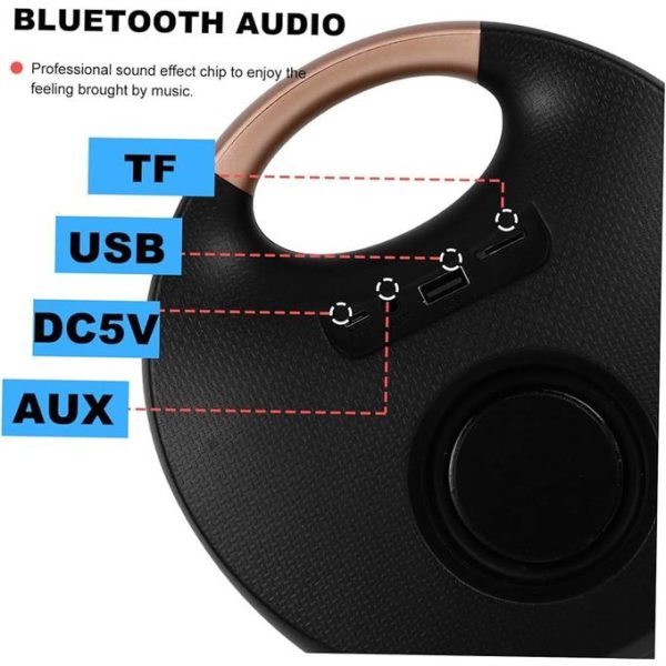 M1 Rechargeable Portable Bluetooth Speaker WITH USB & AUX PORT - Image 3