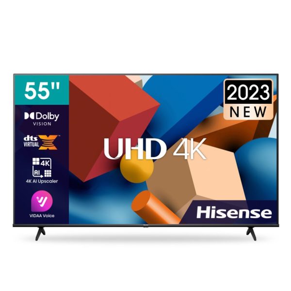 Hisense 55 Inch TV 4K UHD Smart Frameless 55A6N (2024 Model)