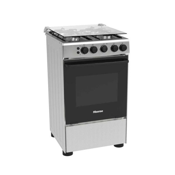 Hisense 50x50cm 4 Gas Free Stand Cooker HFG50111X