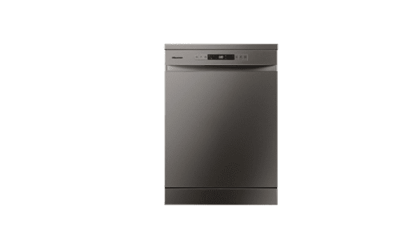 Hisense HS622E90X 13 Plate Free Standing Dishwasher, Silver