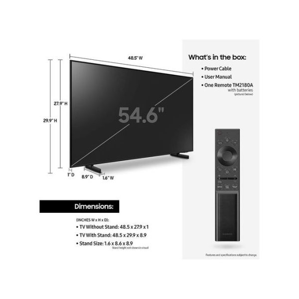 Samsung 55CU8000 AU8000 CRYSTAL UHD 4K SMART TV [ 2023 MODEL] - Image 4