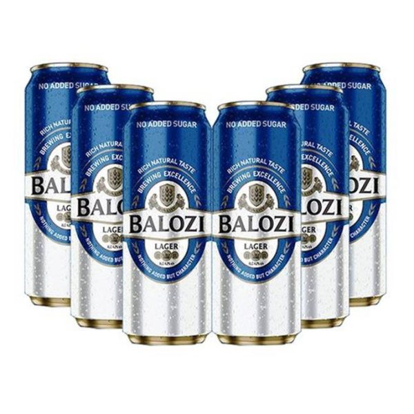 Balozi Lager Cans 500ml - Pack of 6 - Image 2