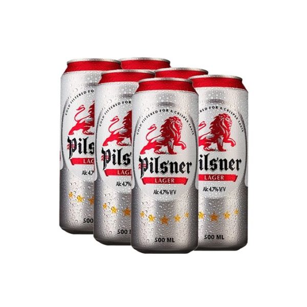 Pilsner Lager Can 500ml - Pack Of 6 - Image 4