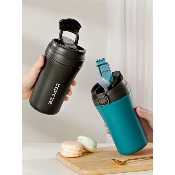 Travel Office Car Stainless Steel Thermal Vacuum Cup 400ml - Image 2