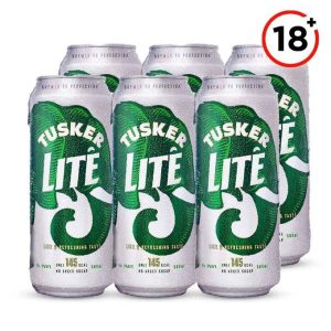 Tusker Tusker Lite Can - 500ml - Pack Of 6