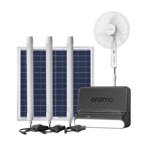 oraimo PowerSolar 76 15W Solar Home Power System with A Fan