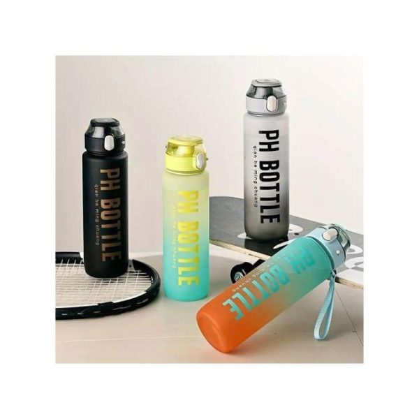 1 Litre PH Motivational Water Bottle with Time Marker. - Image 2