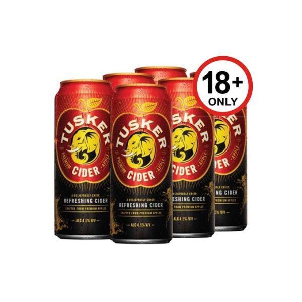 Tusker Cider Can 500ml - Pack Of 6