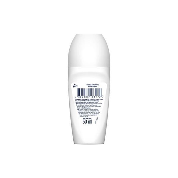 Rexona women Roll-on Cotton dry 50ML, 72hr Anti-perspirant , - Image 3