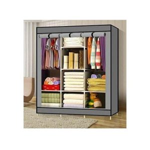 3 Column Metallic Portable Wardrobe.