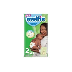 Molfix DAY&NIGHT (SMALL) 3-6 Kgs , Size 2, Count 48pcs