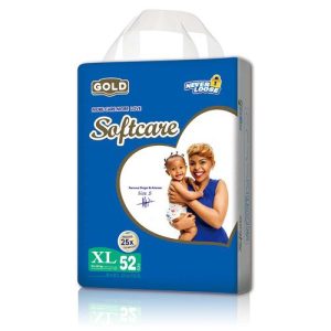 Softcare Gold Diaper JB Junior, Size XL, 52 Count