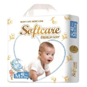 Softcare Premium Soft Diaper High Count