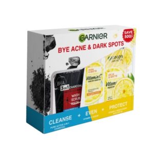 3 In 1 Garnier Bye Acne & Dark Spots Skin Care Kit