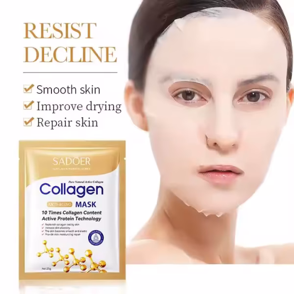 OEM ODM Korean Night Overnight Hydrogel Real Deep Moisturizing Hydrating Whitening Bio-Collagen Face Mask