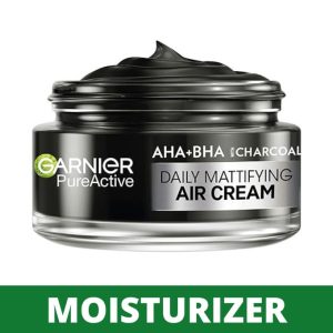 Garnier Pure Active AHA+BHA Charcoal Daily Mattifying Air Cream 50ml.
